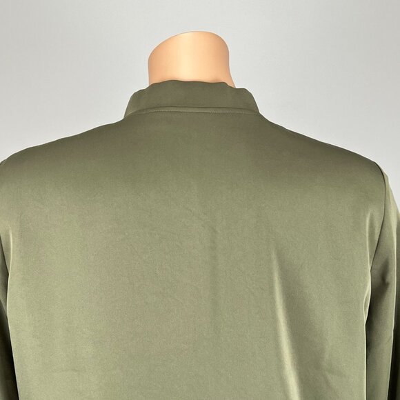 Chicos Collectibles Womens Plus Green Embroidered Bomber Jacket Sequins size XXL - Picture 11 of 16